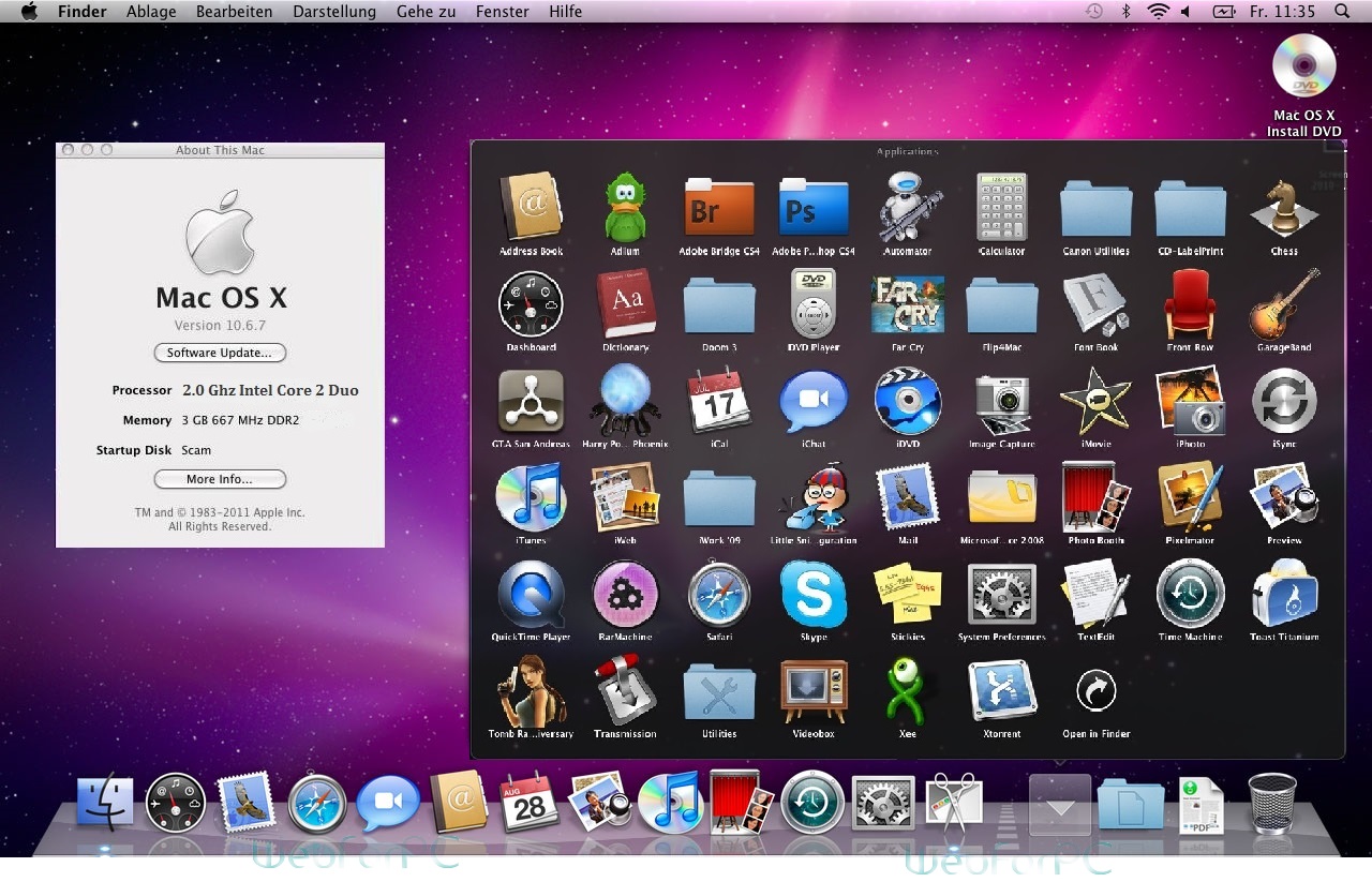 download mac os x 10.6 snow leopard for free